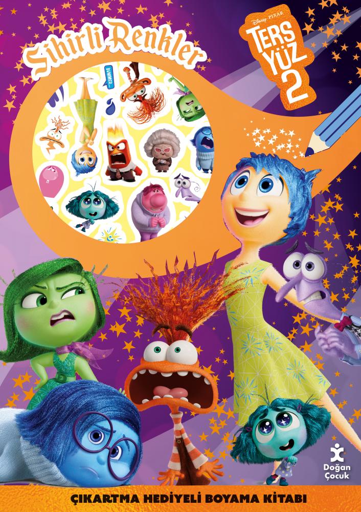 Disney Ters Yüz 2 Sihirli Renkler Çıkartmalı Boyama Kitabı • Doğan