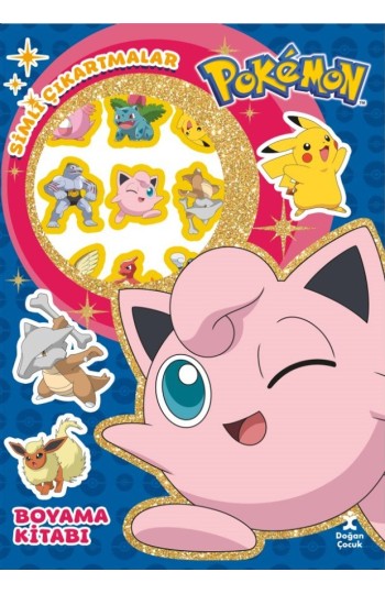 Pokemon Star Simli Çıkartmalı Boyama Kitabı