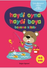 Haydi Oyna Haydi Boya Boyama Kitabı 1 (4 - 5 Yaş)