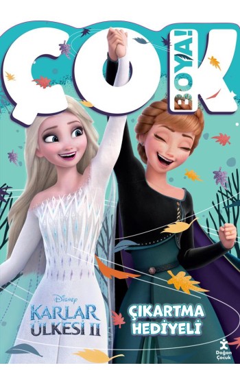 Disney Karlar Ülkesi Çok Boya! Çıkartmalı Dev Boyama Kitabı
