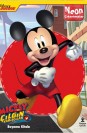 Disney Mickey ve Çılgın Yarışçılar Neon Çıkartmalı Boyama Kitabı