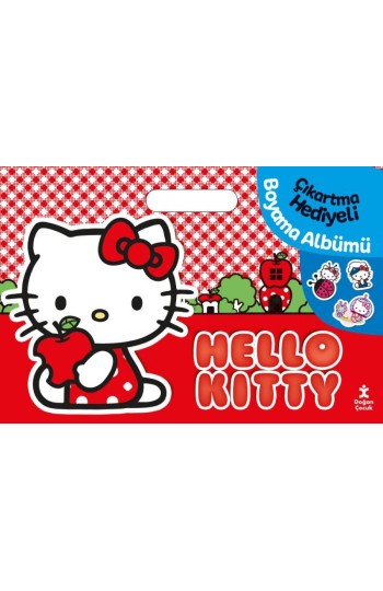 Hello Kitty Çıkartma Hediyeli Boyama Albümü