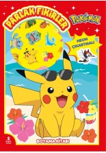 Pokemon Parlak Fikirler Neon Çıkartmalı Boyama Kitabı
