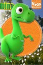 Dostum Dino Neon Çıkartmalı Boyama Kitabı
