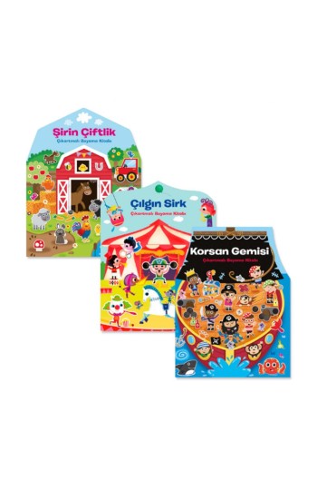 Çıkartmalı Boyama Seti