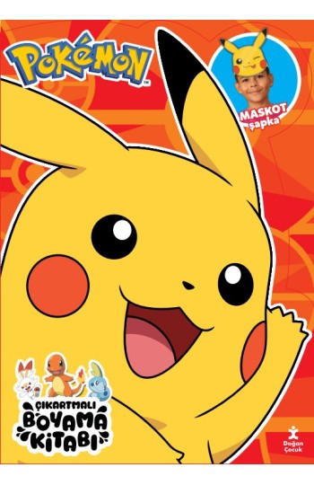 Pokemon Maskotlu Boyama Kitabı