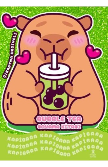 Kapibara - Bubble Tea Boyama Kitabı